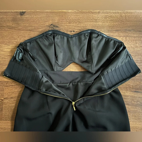 Marciano Little Black Strapless Dress w/cutout - Picture 8 of 8